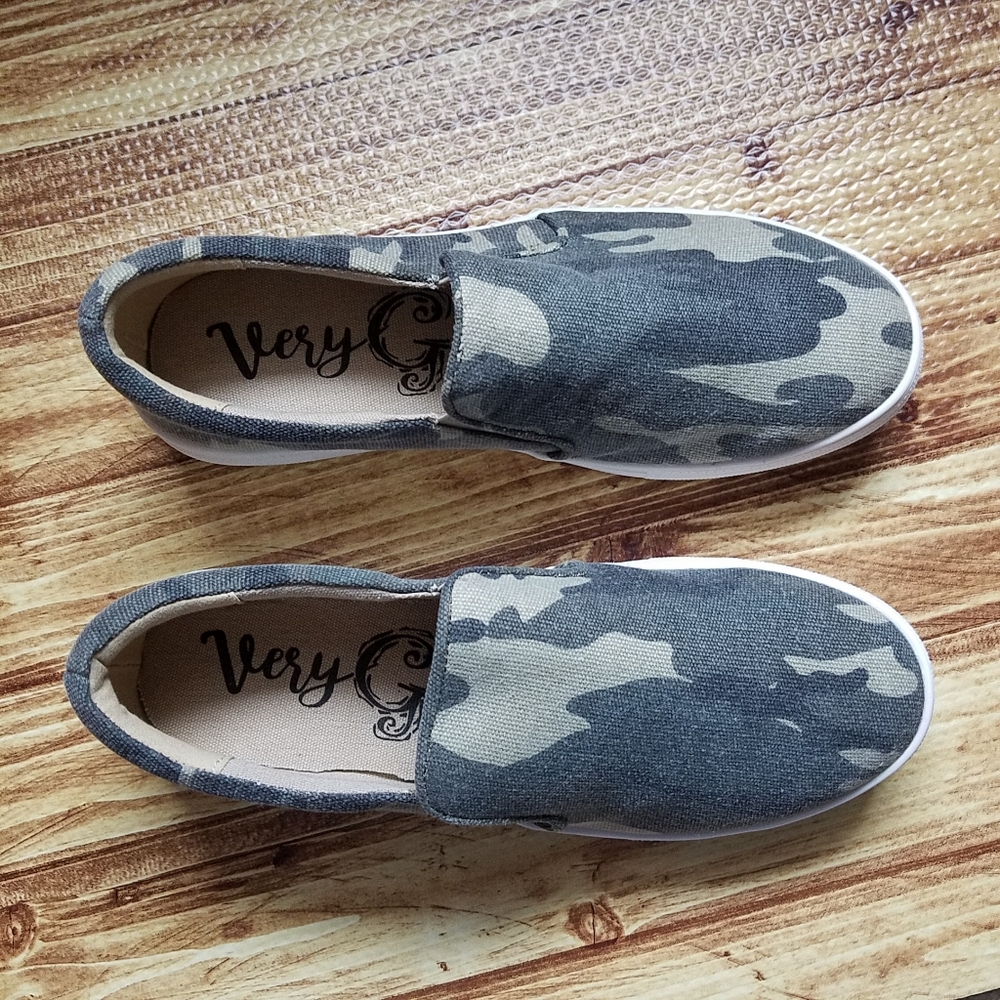 Very G Cruz Camo Slip On Sneakers Women's Size 9 NWT Gypsy Jazz - Picture 6 of 13